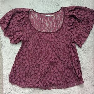 Kimchi Blue Lace Top | Urban Outfitters | Medium